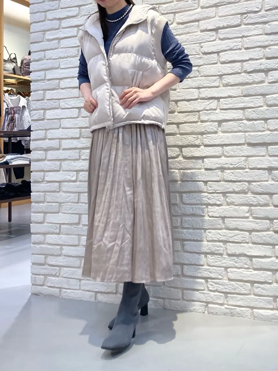 ONWARD CROSSET SELECT 檀 コーディネート画像