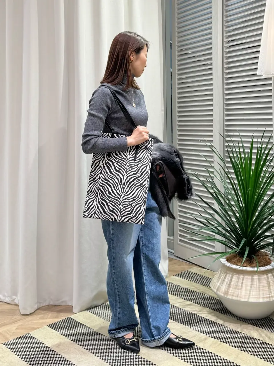 ONWARD CROSSET SELECT KURIYAMA コーディネート画像