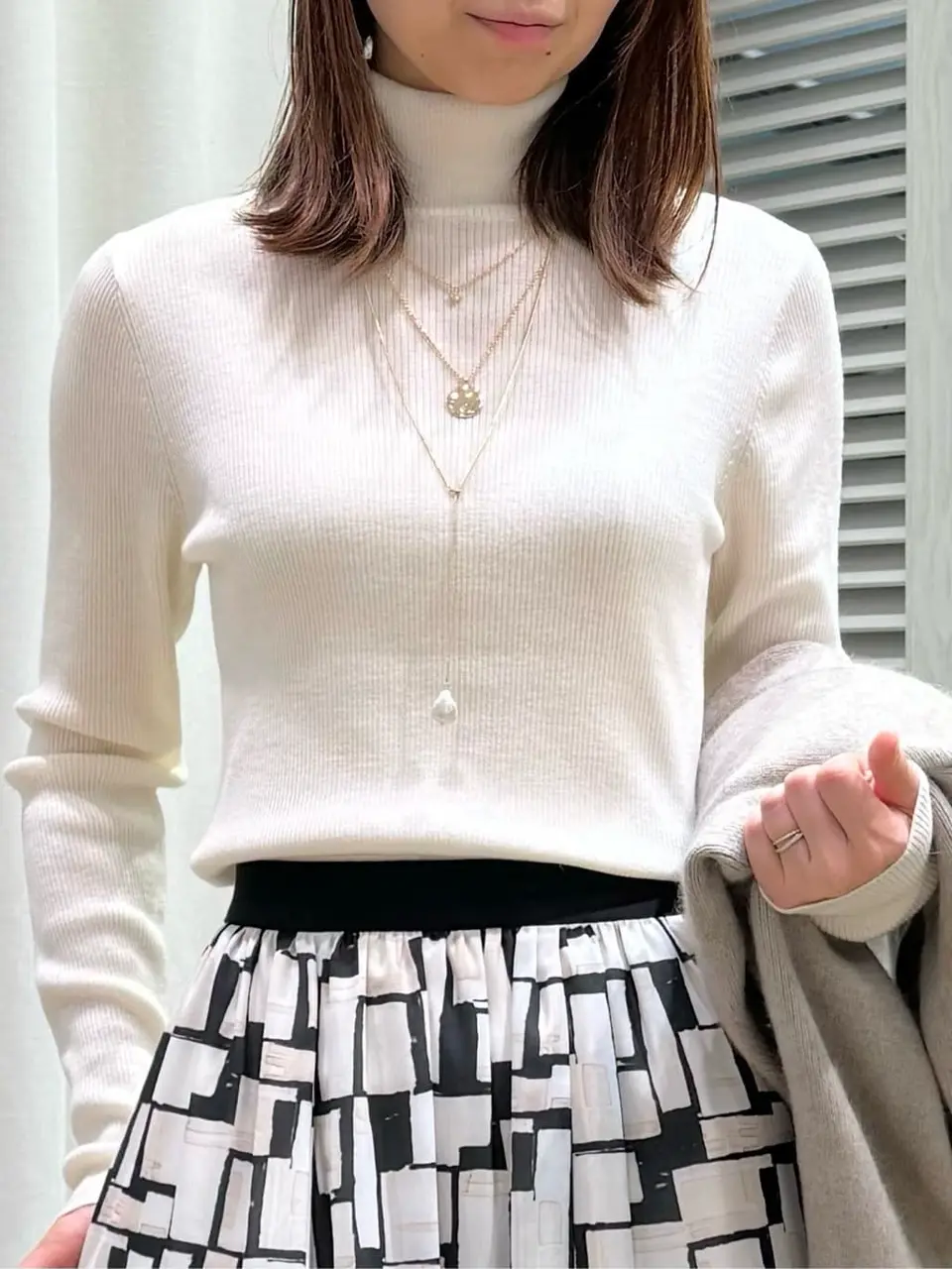 ONWARD CROSSET SELECT KURIYAMA コーディネート画像