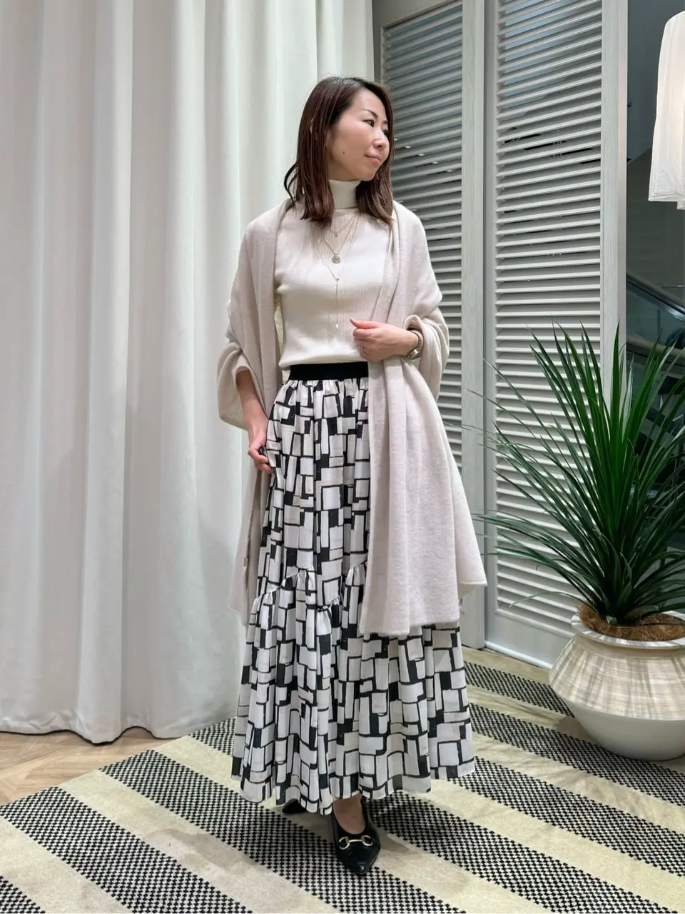 ONWARD CROSSET SELECT KURIYAMA コーディネート画像