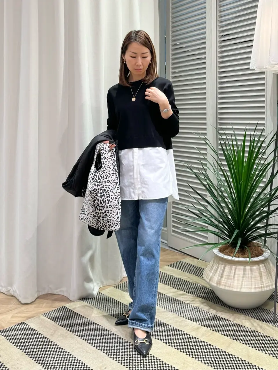 ONWARD CROSSET SELECT KURIYAMA コーディネート画像