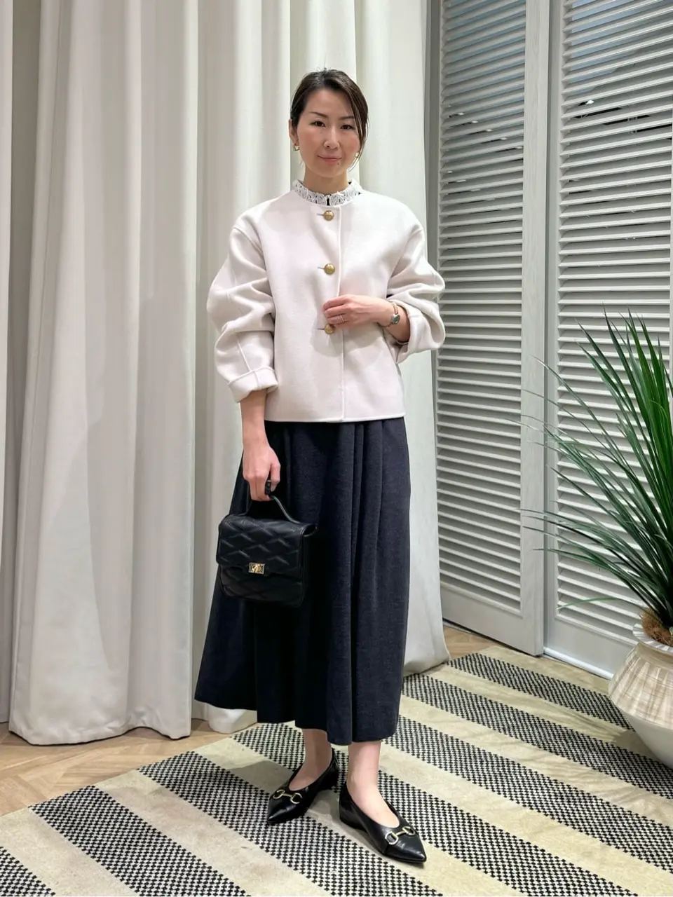 ONWARD CROSSET SELECT KURIYAMA コーディネート画像