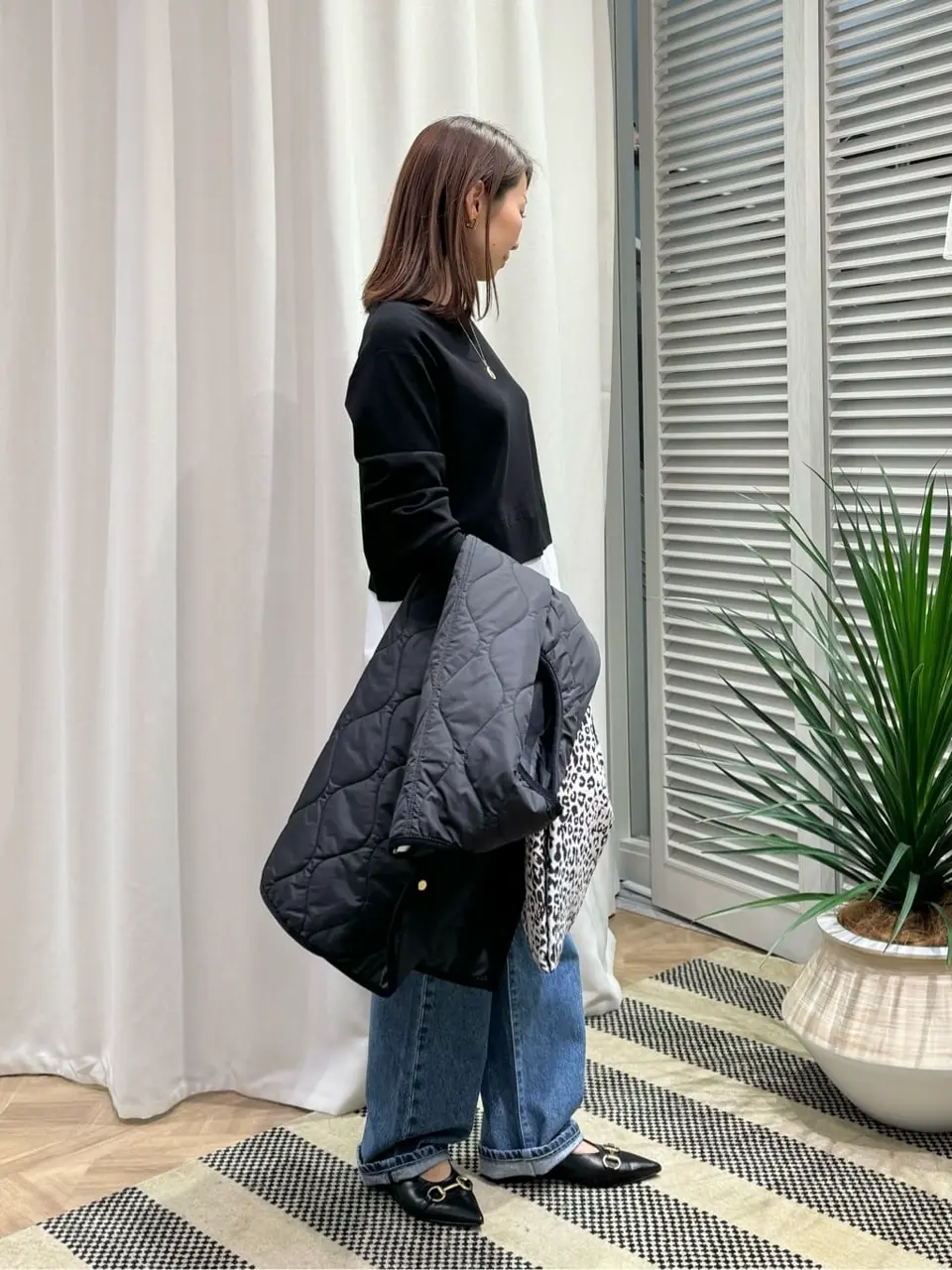 ONWARD CROSSET SELECT KURIYAMA コーディネート画像