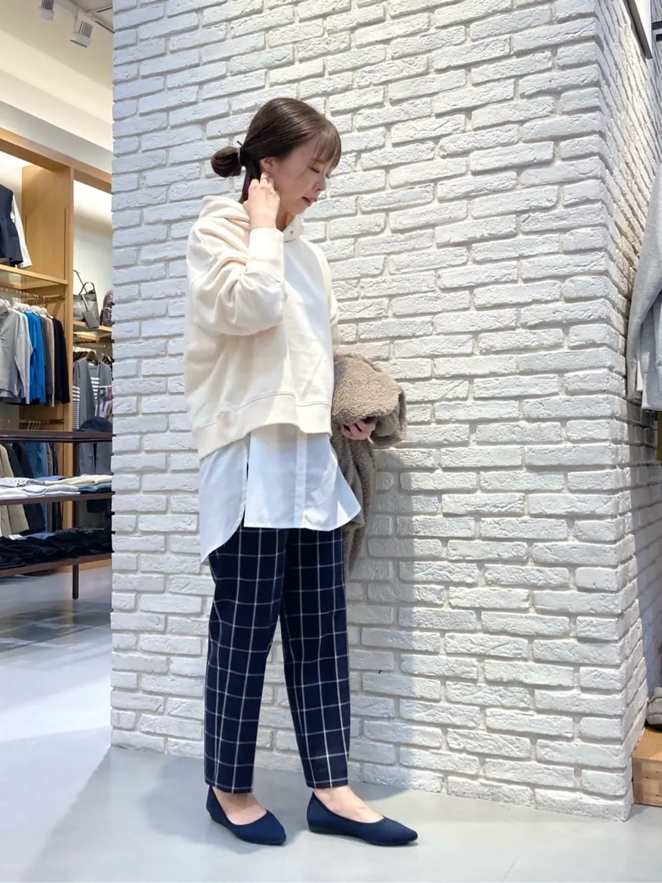 ONWARD CROSSET SELECT 檀 コーディネート画像