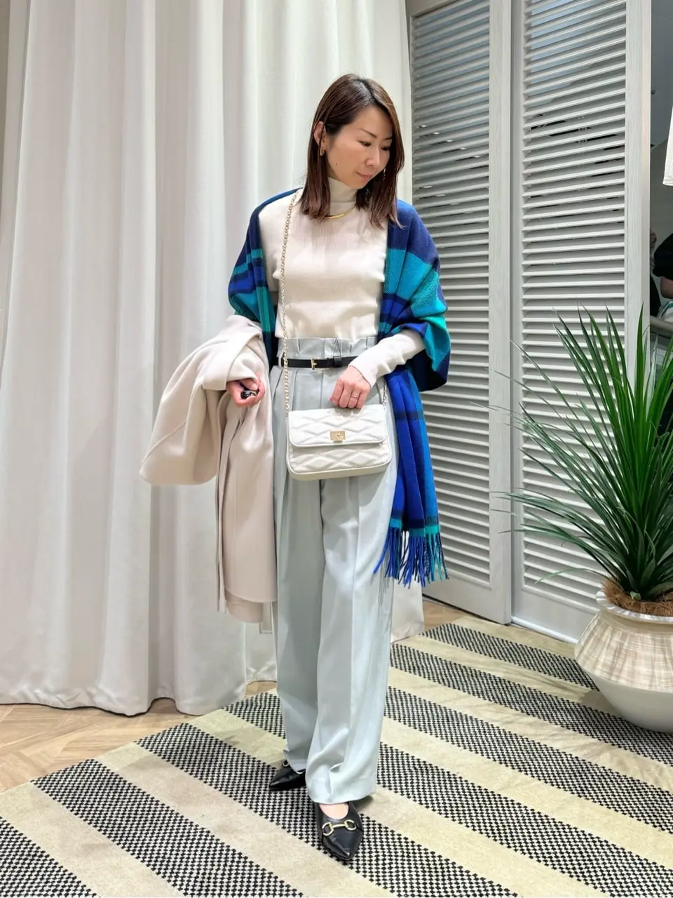 ONWARD CROSSET SELECT KURIYAMA コーディネート画像