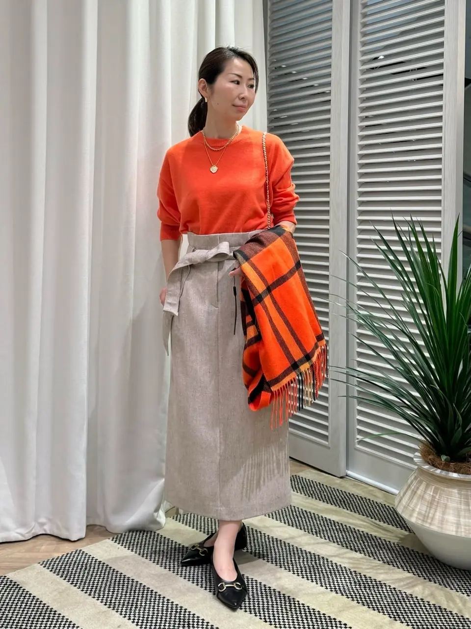 ONWARD CROSSET SELECT KURIYAMA コーディネート画像