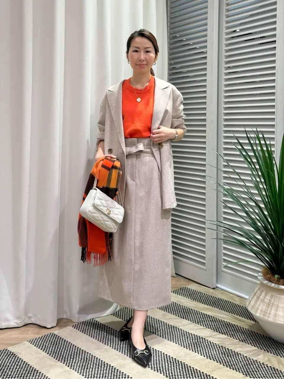 ONWARD CROSSET SELECT KURIYAMA コーディネート画像