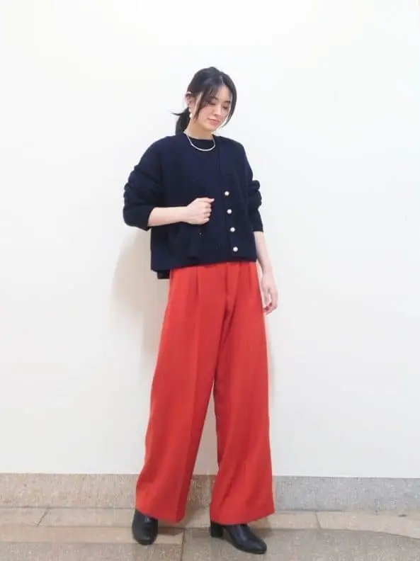  最上 コーディネート画像