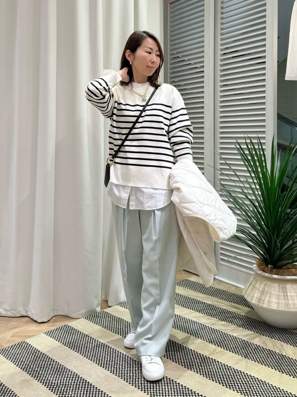 ONWARD CROSSET SELECT KURIYAMA コーディネート画像