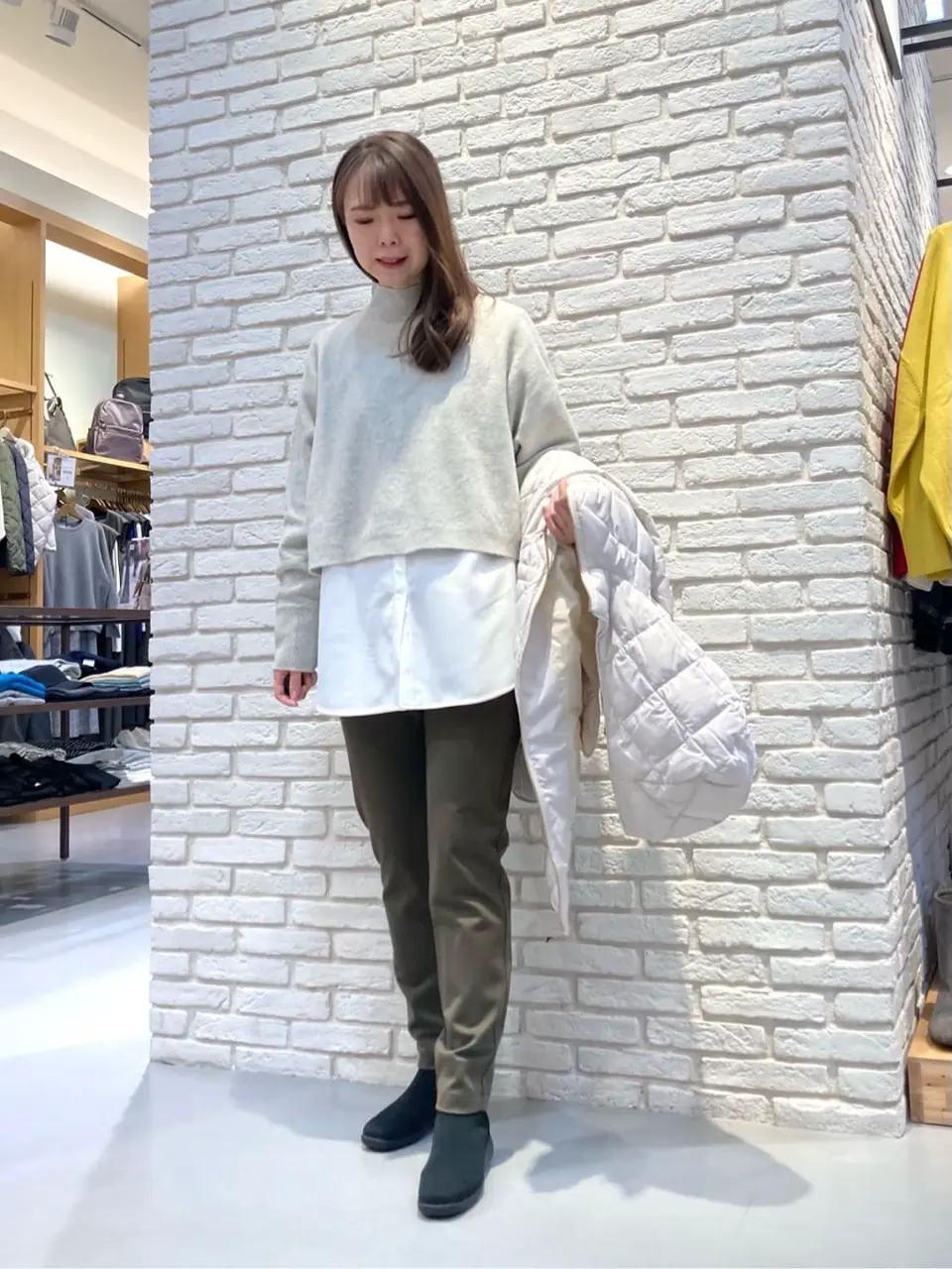 ONWARD CROSSET SELECT 檀 コーディネート画像