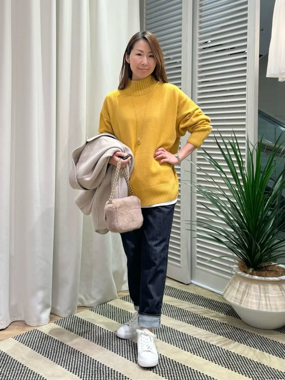 ONWARD CROSSET SELECT KURIYAMA コーディネート画像