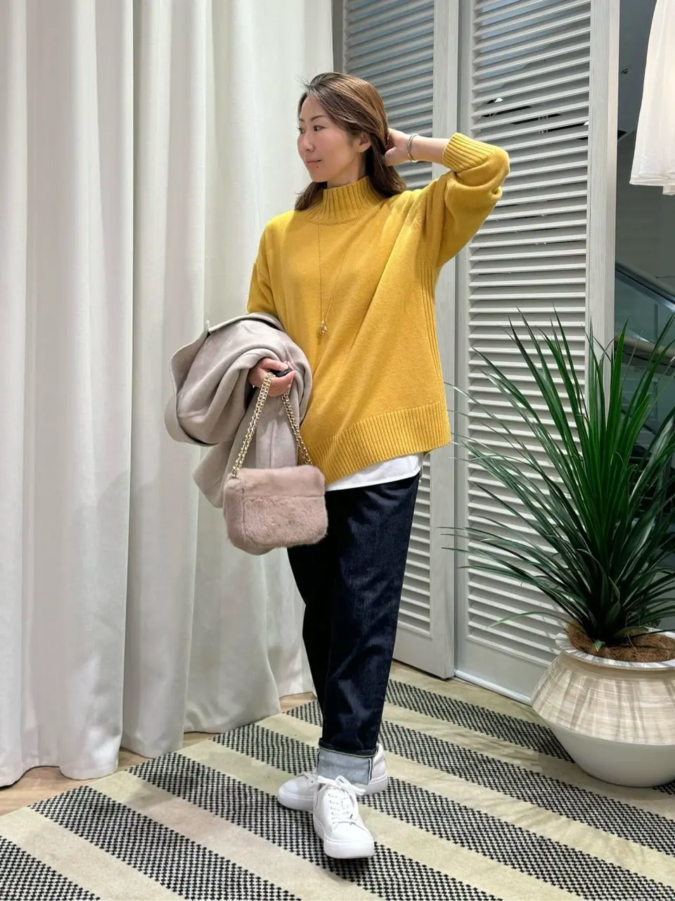 ONWARD CROSSET SELECT KURIYAMA コーディネート画像