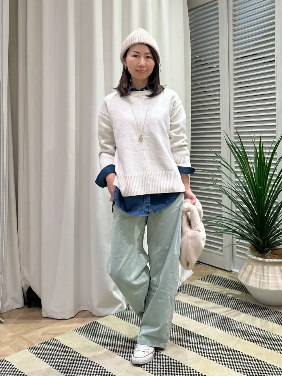 ONWARD CROSSET SELECT KURIYAMA コーディネート画像