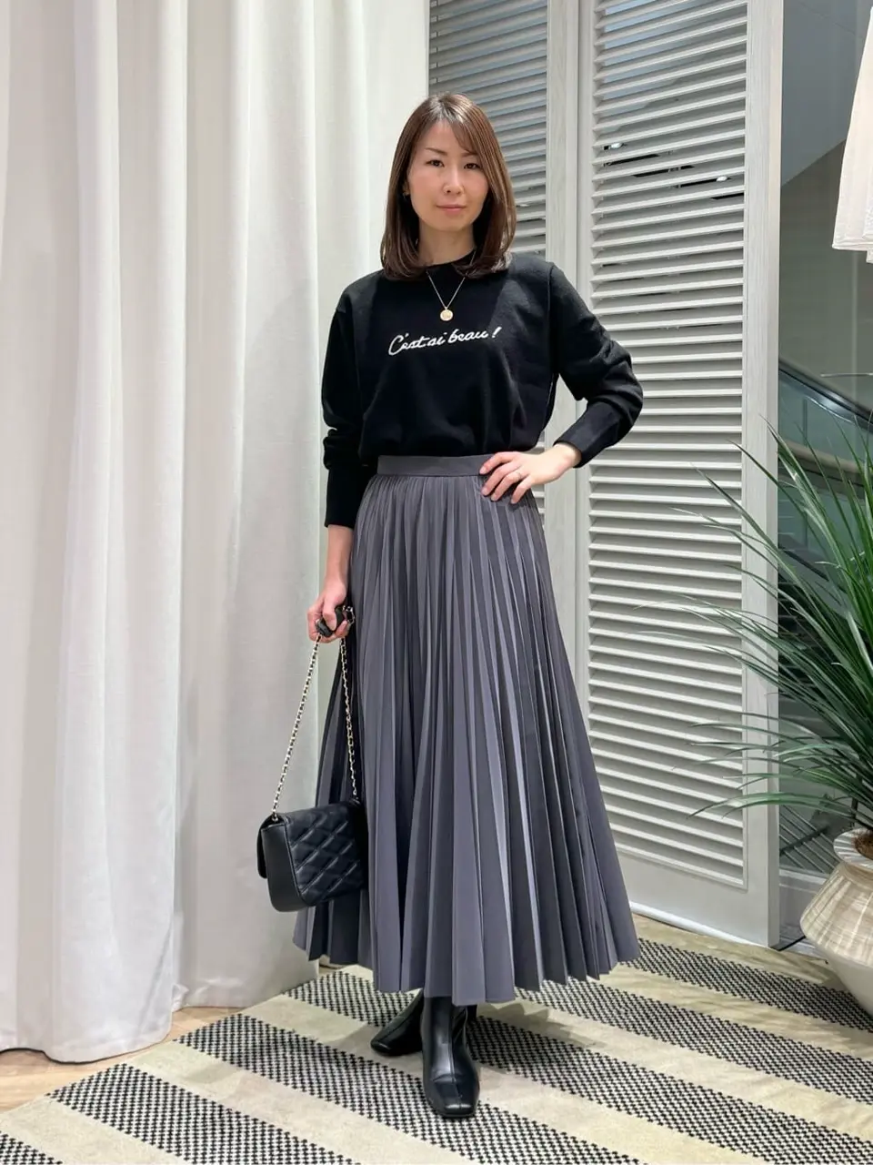 ONWARD CROSSET SELECT KURIYAMA コーディネート画像