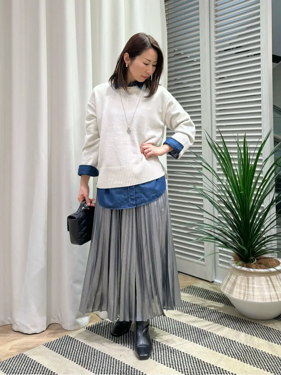 ONWARD CROSSET SELECT KURIYAMA コーディネート画像