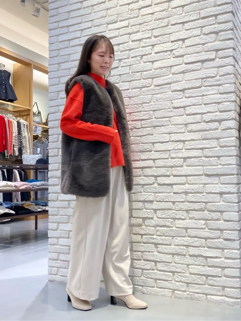 ONWARD CROSSET SELECT 檀 コーディネート画像