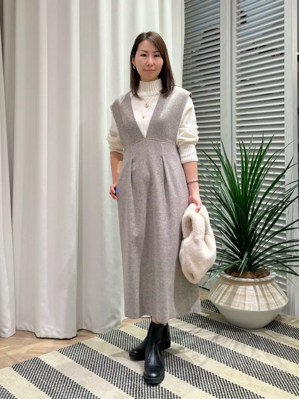 ONWARD CROSSET SELECT KURIYAMA コーディネート画像