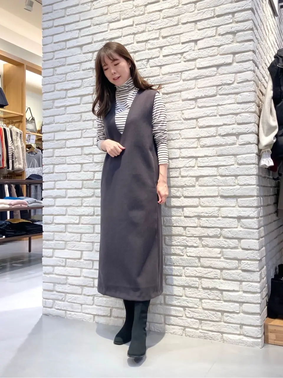  檀 コーディネート画像