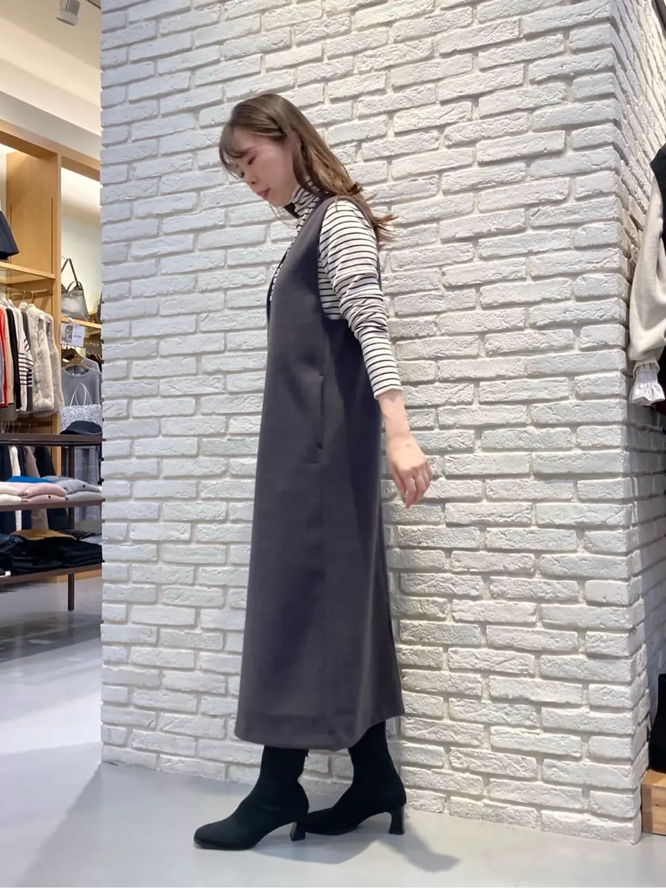 ONWARD CROSSET SELECT 檀 コーディネート画像