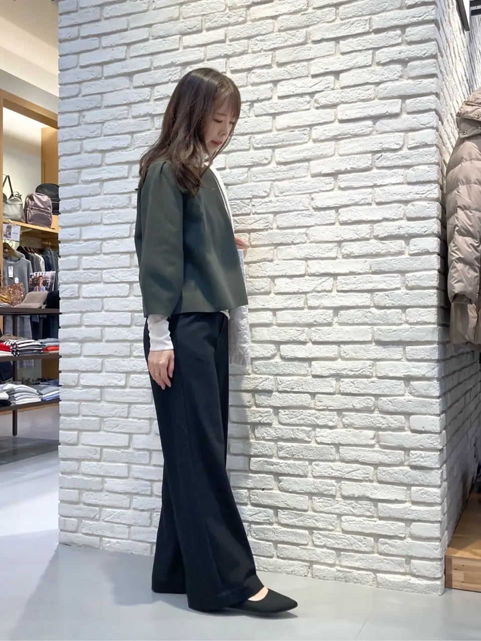 ONWARD CROSSET SELECT 檀 コーディネート画像