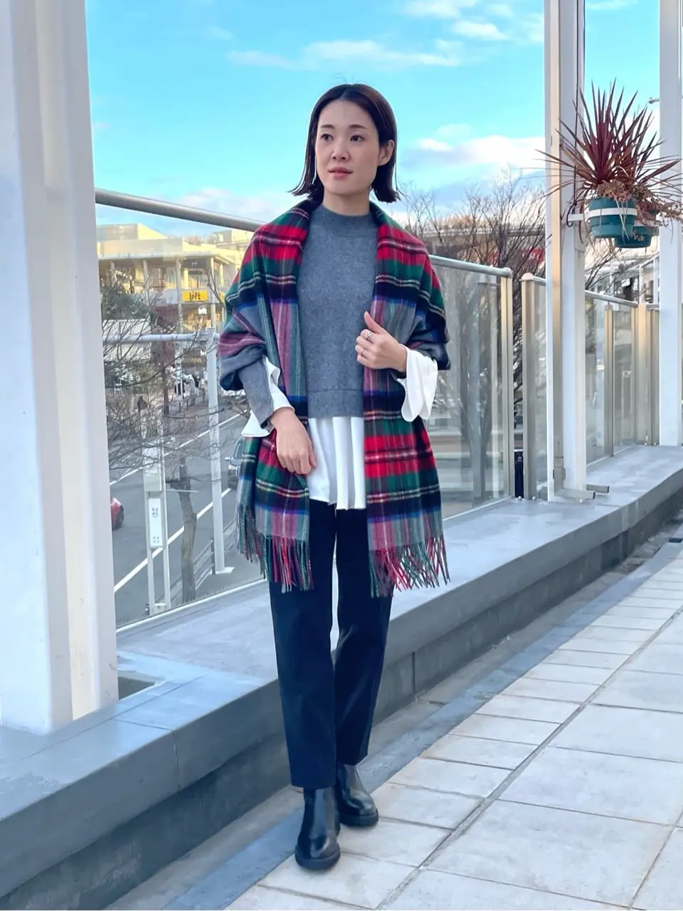 ONWARD CROSSET SELECT 岡田 コーディネート画像