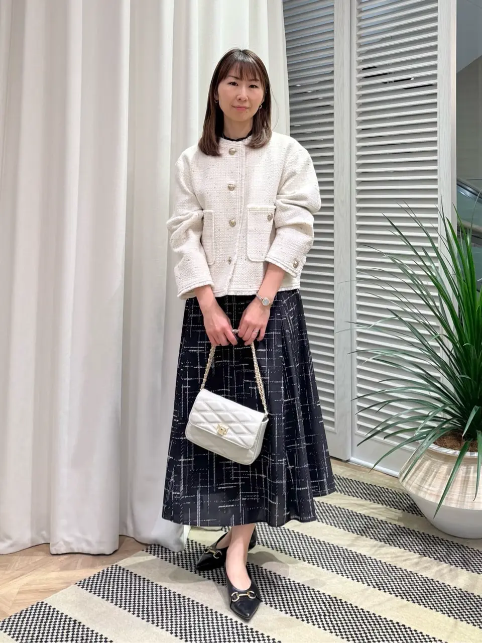 ONWARD CROSSET SELECT KURIYAMA コーディネート画像