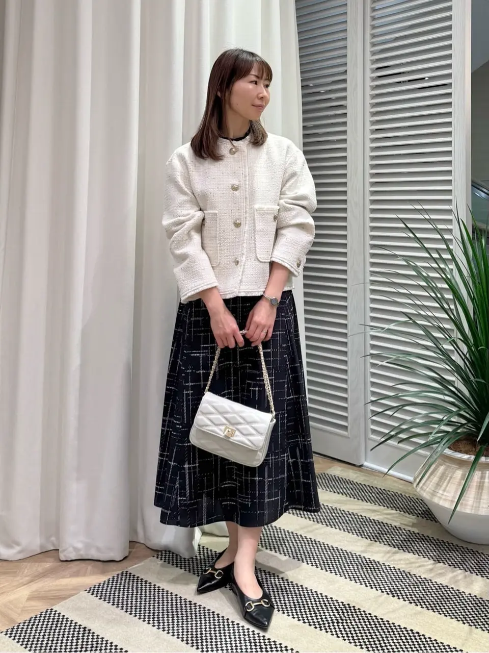 ONWARD CROSSET SELECT KURIYAMA コーディネート画像