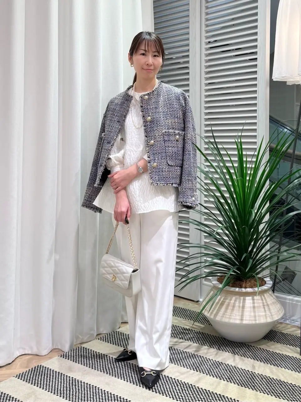 ONWARD CROSSET SELECT KURIYAMA コーディネート画像