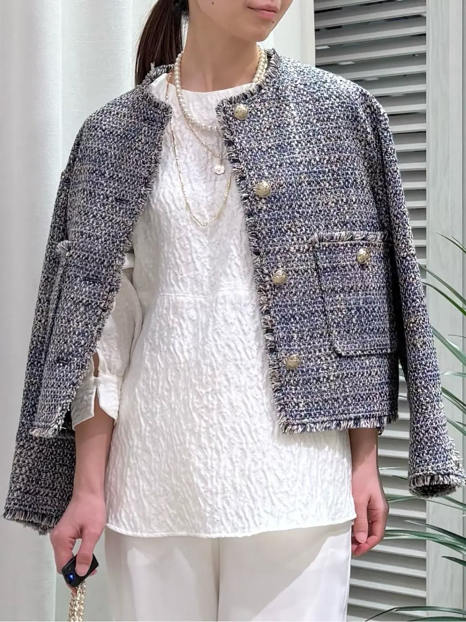 ONWARD CROSSET SELECT KURIYAMA コーディネート画像