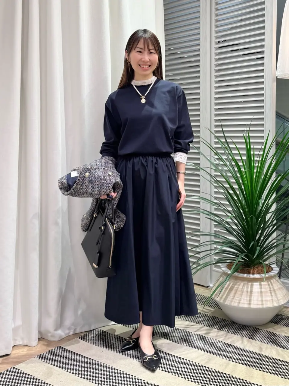 ONWARD CROSSET SELECT KURIYAMA コーディネート画像