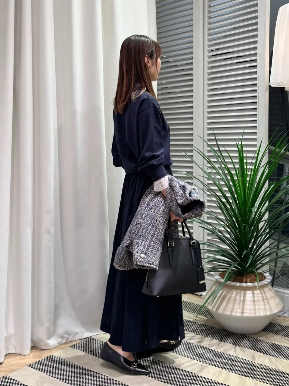 ONWARD CROSSET SELECT KURIYAMA コーディネート画像