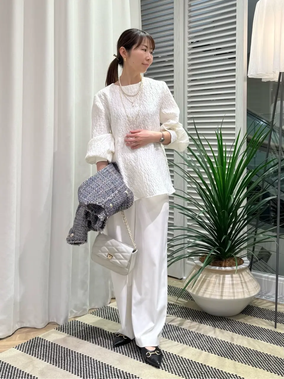 ONWARD CROSSET SELECT KURIYAMA コーディネート画像