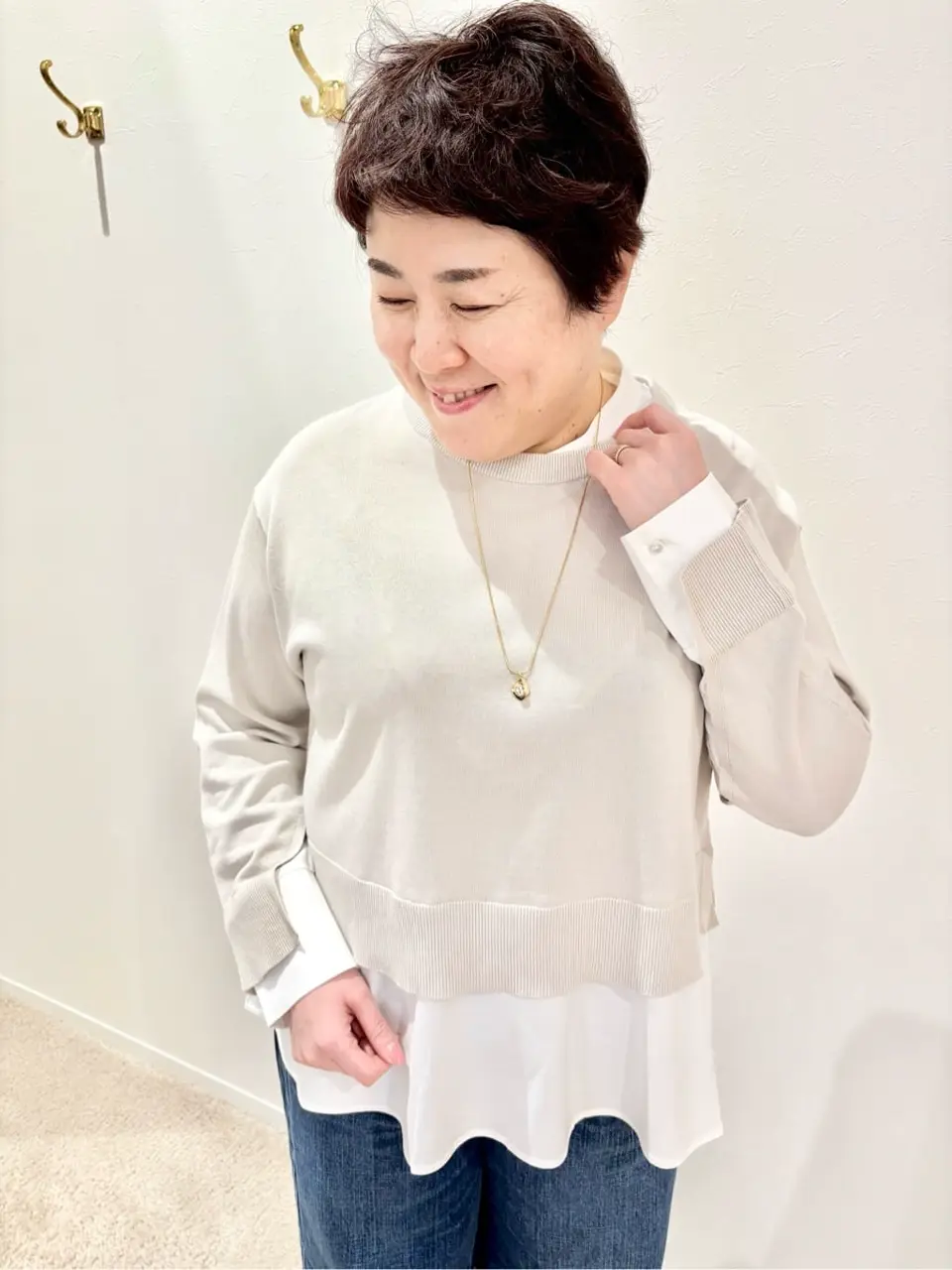 ONWARD CROSSET SELECT 佐藤 コーディネート画像