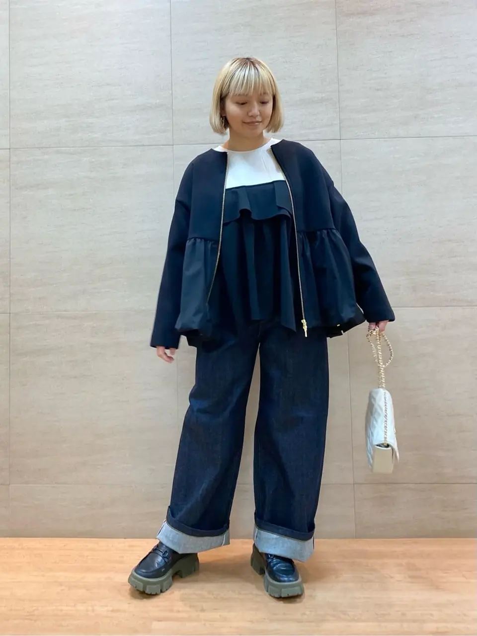 ONWARD CROSSET SELECT 佐藤 コーディネート画像