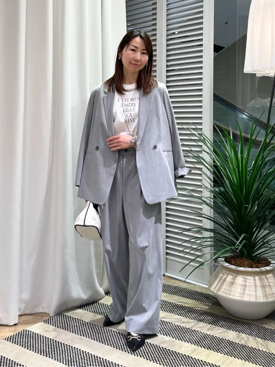 ONWARD CROSSET SELECT KURIYAMA コーディネート画像