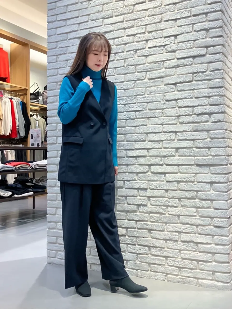 ONWARD CROSSET SELECT 檀 コーディネート画像