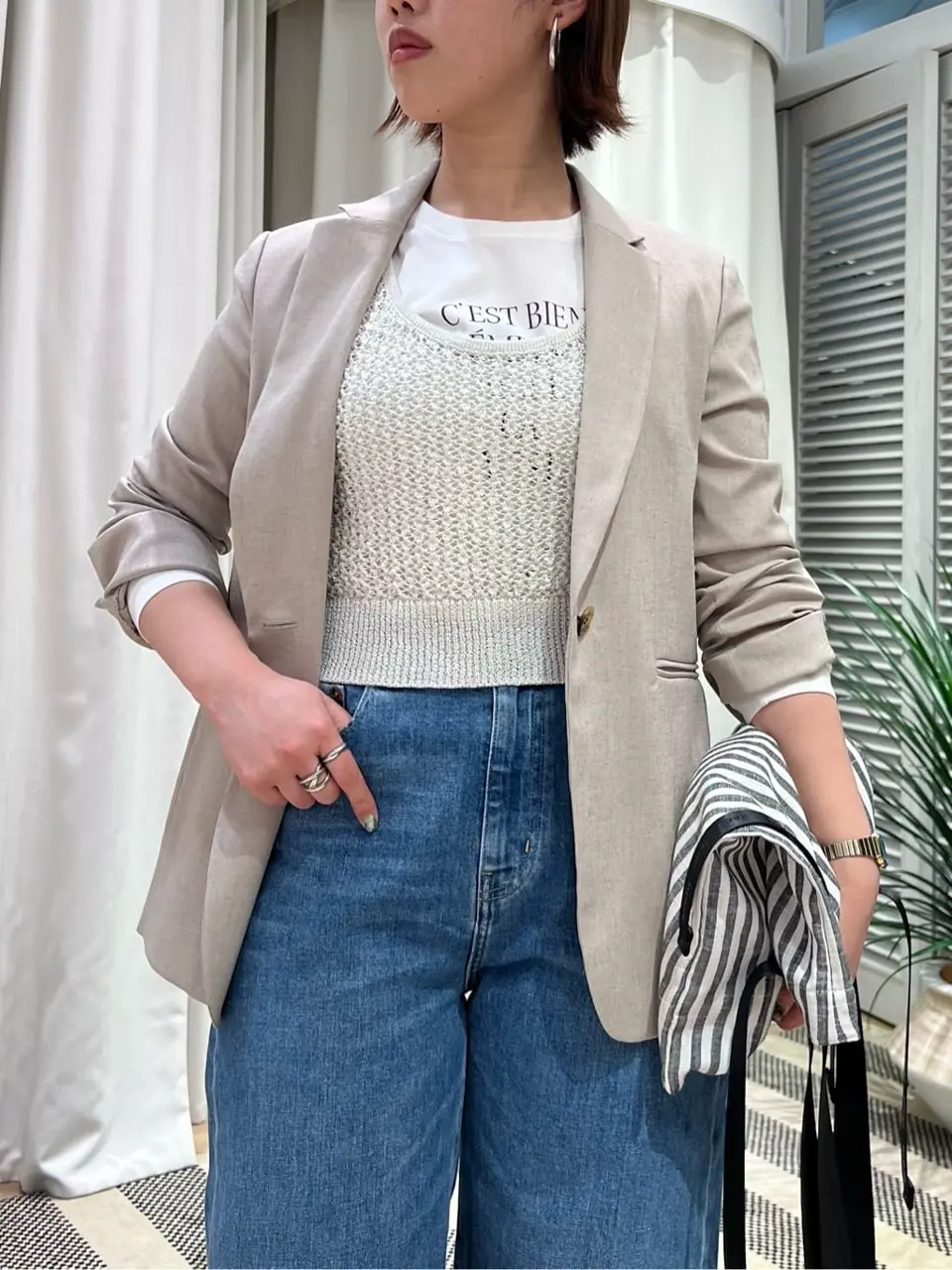 ONWARD CROSSET SELECT 伊藤 コーディネート画像