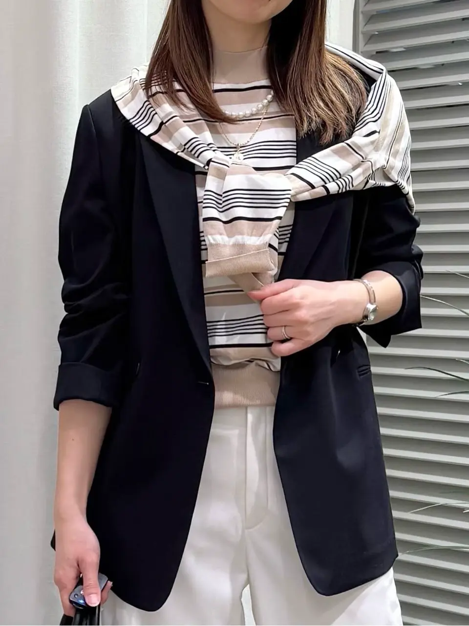 ONWARD CROSSET SELECT KURIYAMA コーディネート画像