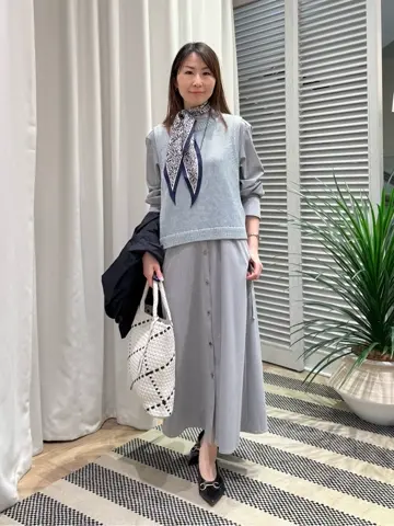 ONWARD CROSSET SELECT KURIYAMA コーディネート画像