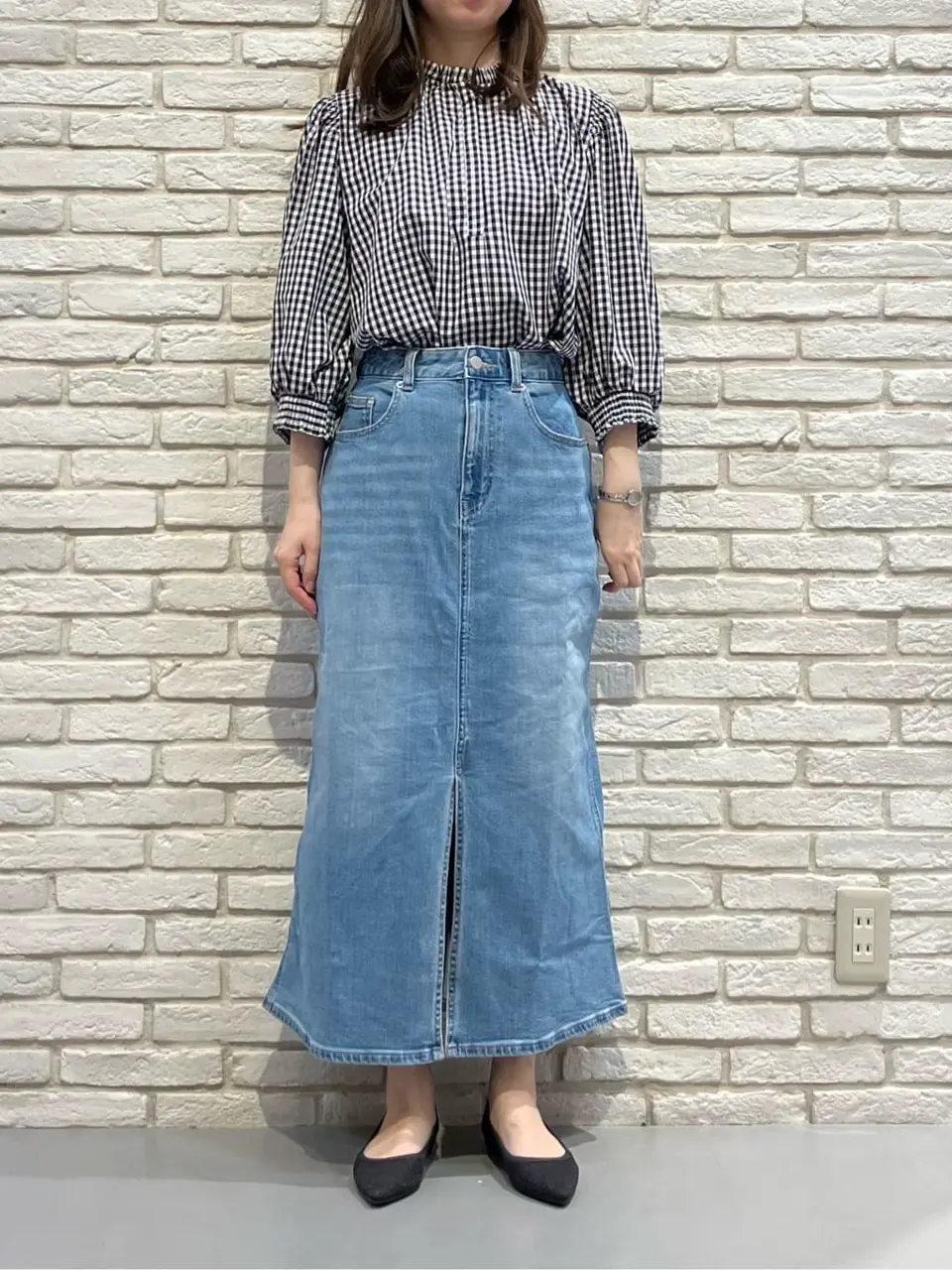 ONWARD CROSSET SELECT 檀 コーディネート画像