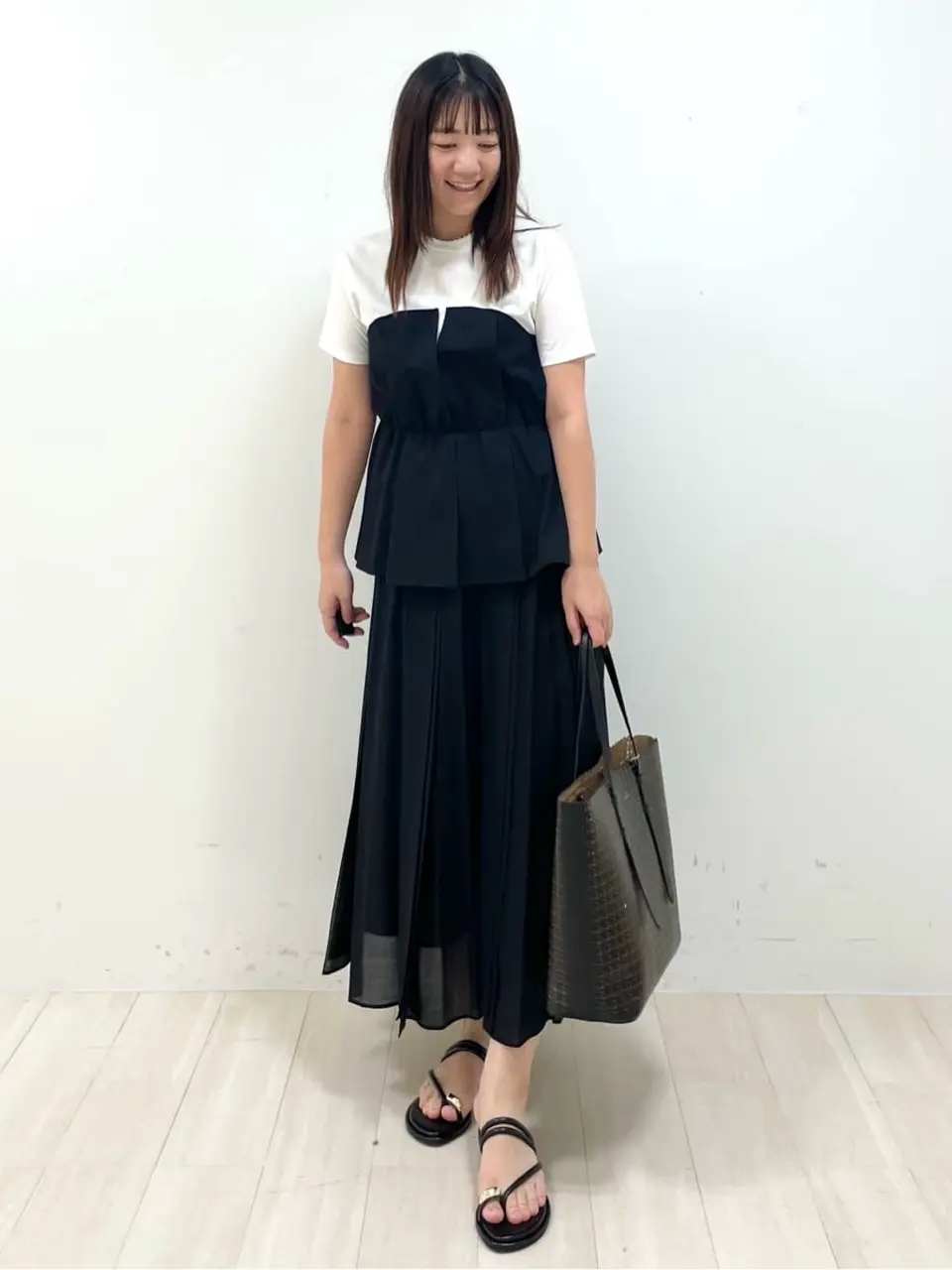 ONWARD CROSSET SELECT 森 コーディネート画像