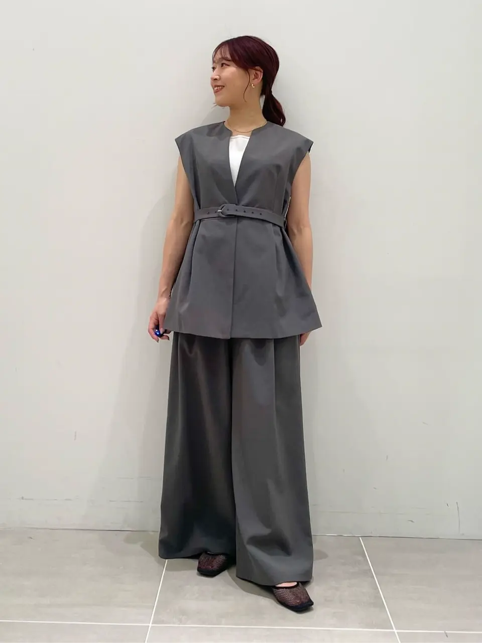 united bamboo - 美品ユナイテッドバンブーunitedbambooノーカラージャケットS TOKYO TIMES | NAOKO TSUJI × united bamboo [ONWARD CROSSET MAG]
