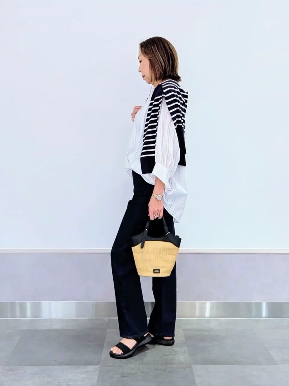 ONWARD CROSSET SELECT niwa コーディネート画像