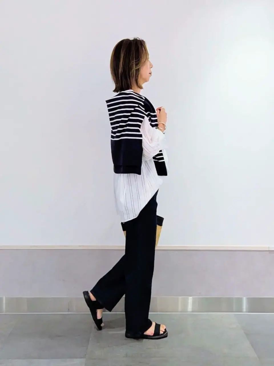 ONWARD CROSSET SELECT niwa コーディネート画像