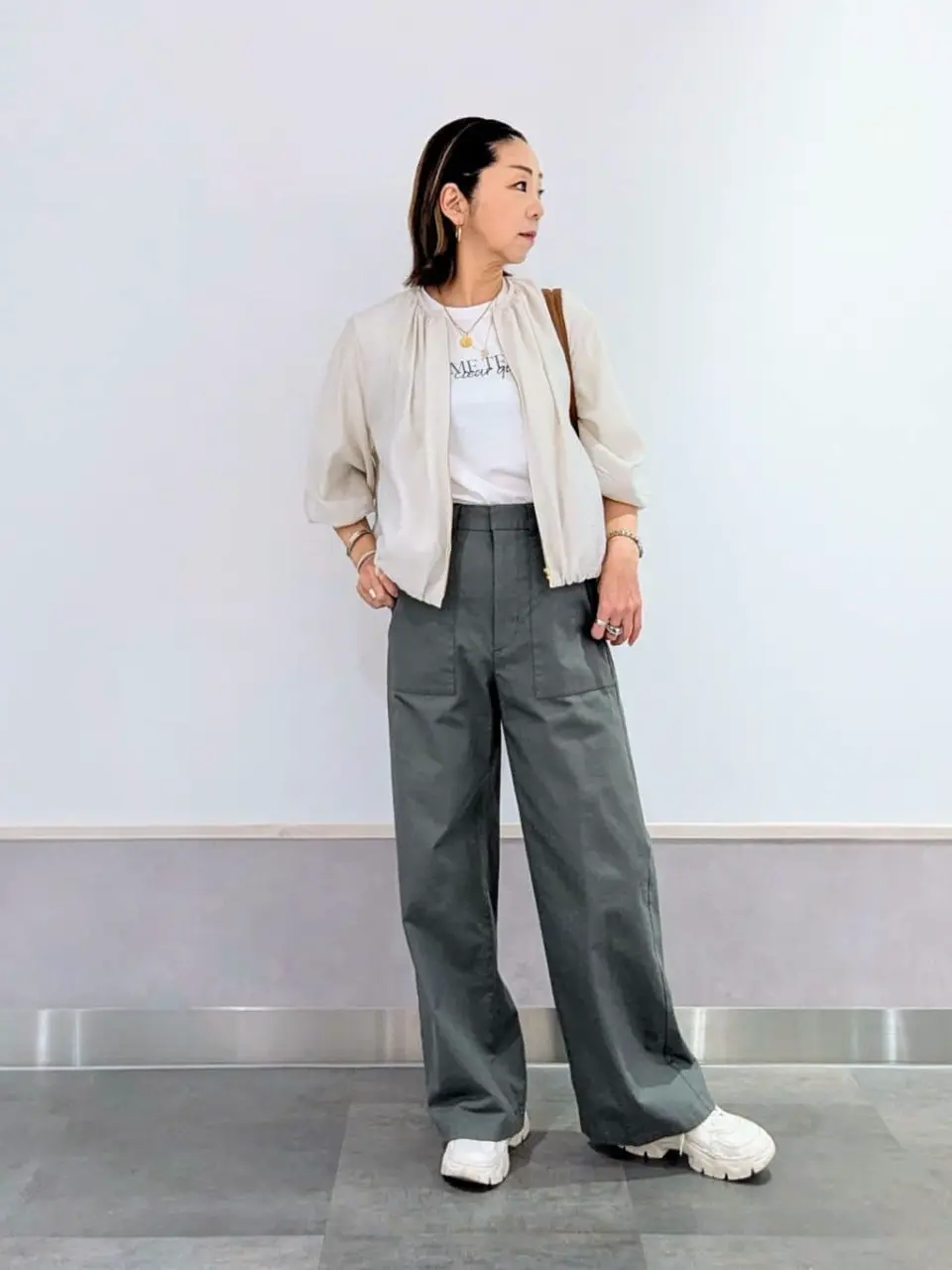 ONWARD CROSSET SELECT niwa コーディネート画像