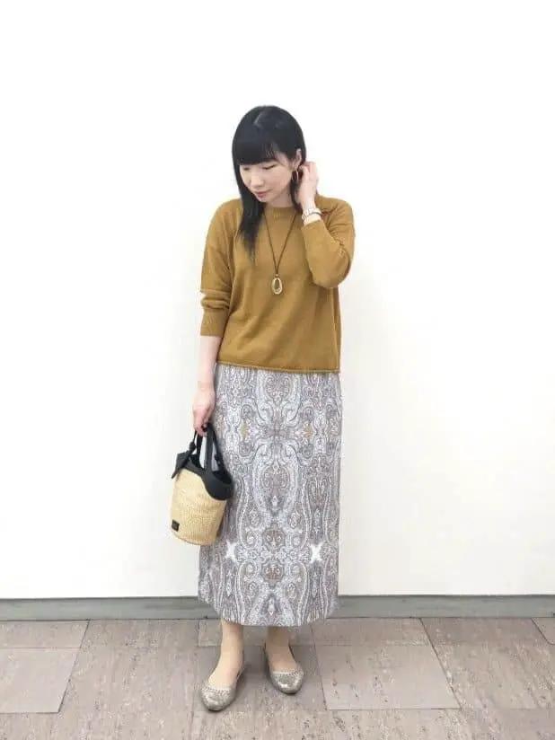 ONWARD CROSSET SELECT 福田 コーディネート画像