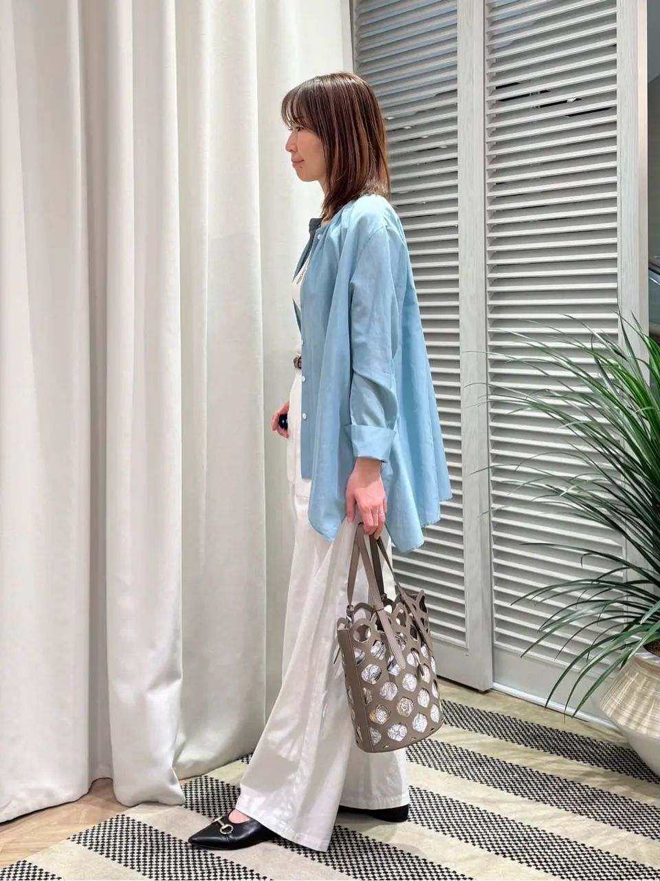 ONWARD CROSSET SELECT KURIYAMA コーディネート画像