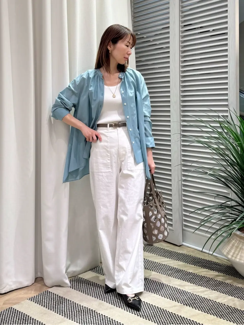 ONWARD CROSSET SELECT KURIYAMA コーディネート画像