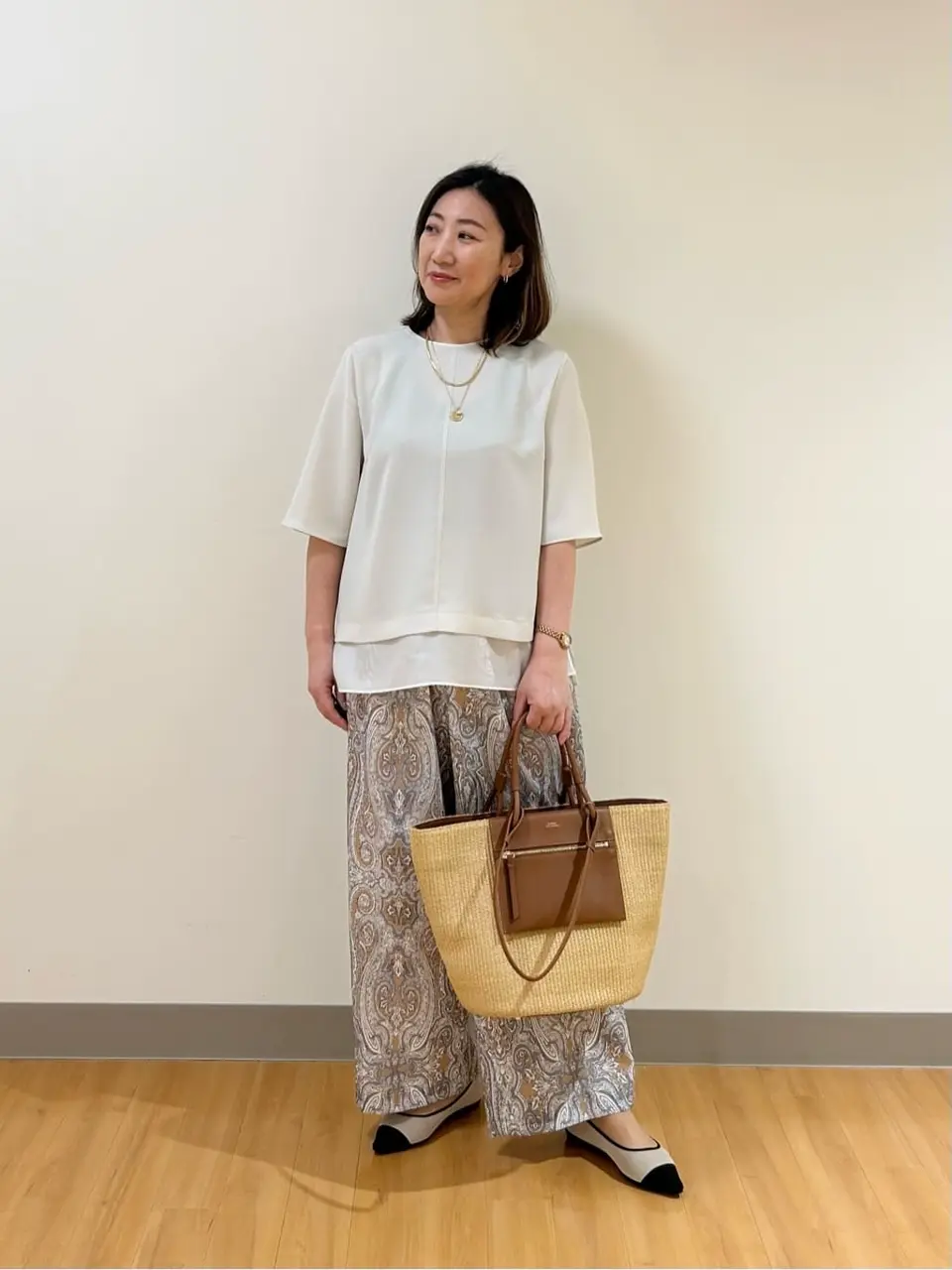 ONWARD CROSSET SELECT TAKI コーディネート画像