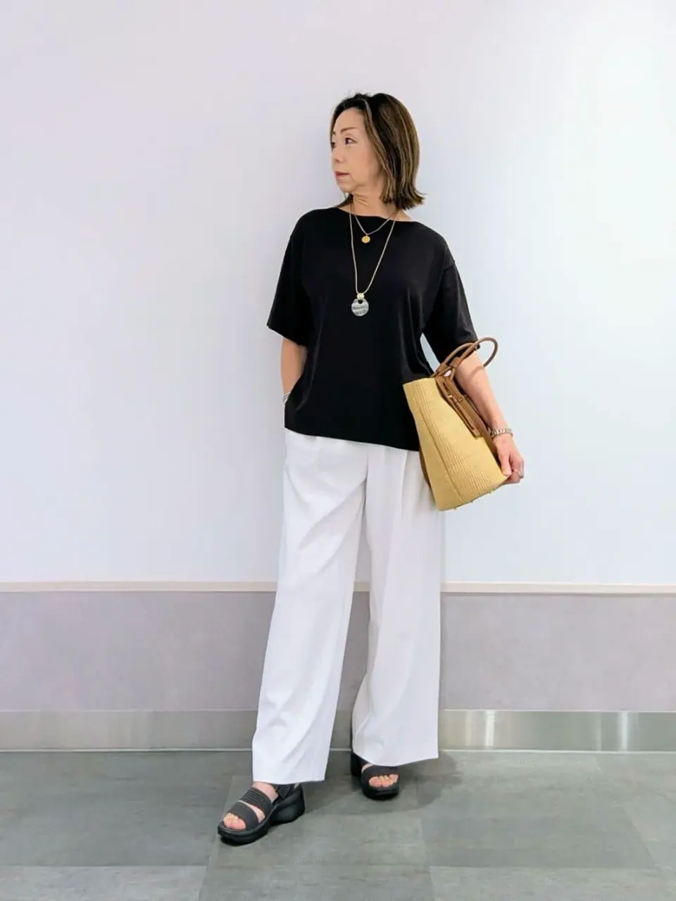 ONWARD CROSSET SELECT niwa コーディネート画像